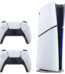 کنسول بازی سونی مدل PlayStation 5 Slim Digital Edition ظرفیت یک ترابایت ریجن 2015 به همراه دسته اضافه